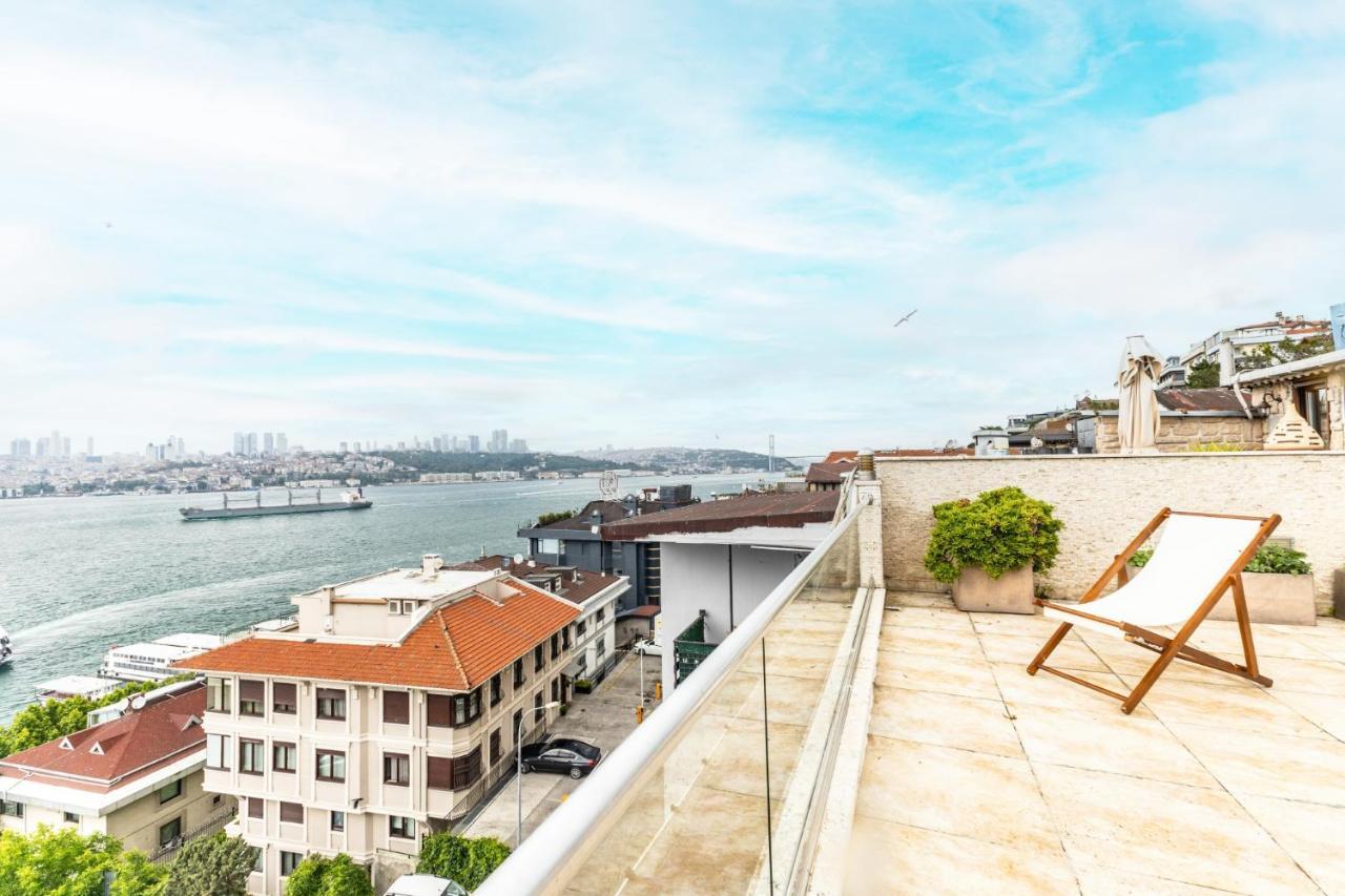 伊斯坦布尔Duplex Flat W Panoramic Bosphorus View And Terrace公寓 外观 照片